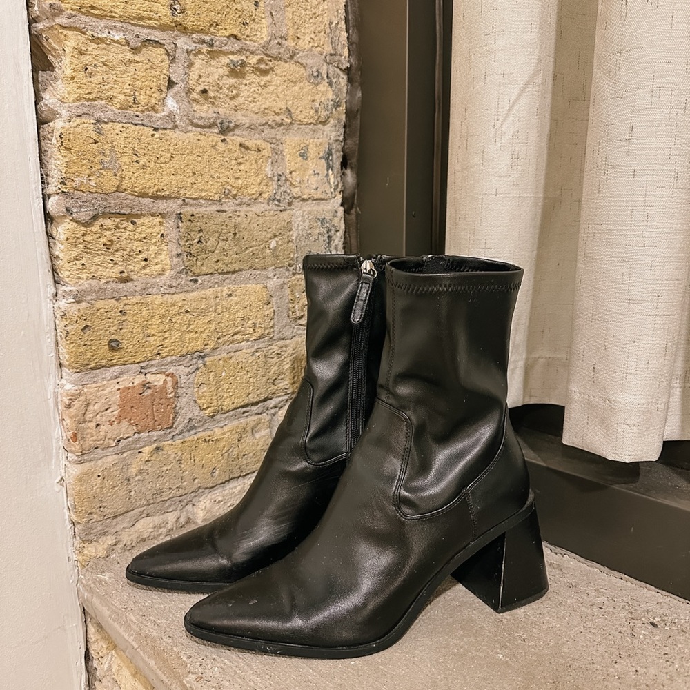 Zara Heeled Ankle Boots